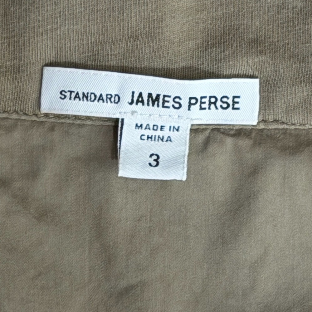 James Perse Khaki olive green parka Utility Jacket - Picture 5 of 7